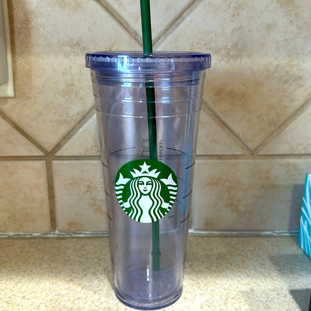 NWOT Starbucks 24oz Venti Clear Cold Cup